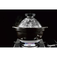 HARIO FC993PX-GNR-200-B-W フタがガラスのご飯釜 2～3合