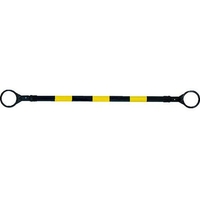 トラスコ中山 伸縮ガードバー 1.2~2m イエローブラック イエロー／ブラック反射タイプ(黄色部反射テープ付) FC561GT-7596693