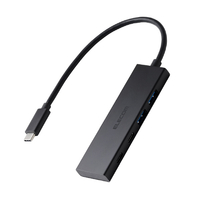 エレコム USB Type-C(TM) 4ポート USB 10Gbpsハブ(USB PD対応) ブラック U3HC-H042PBK