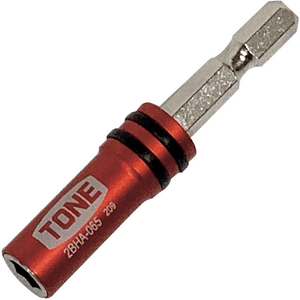 ＴＯＮＥ 電動ドリル用ビットホルダー　差込角６．３５ｍｍ　全長６５ｍｍ TONE 電動ドリル用ビットホルダー 2BHA-065-イメージ1
