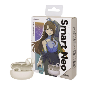 cheero フルワイヤレスイヤホン Wireless Open Earphones Smart NEO ホワイト CHE-646-WH-イメージ10