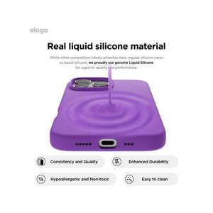 elago iPhone16Pro用シリコンケｰス ネオンパープル EL_IPRCSSCS3_NP-イメージ3