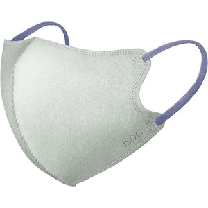 医食同源 立体型SPUNMASK 個包装 アイスグレー×パープル 7枚 FCJ358F-イメージ2