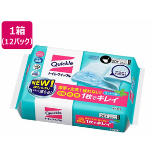 KAO トイレクイックル つめかえ用 ジャンボパック 20枚入×12パック FCJ228V-イメージ1