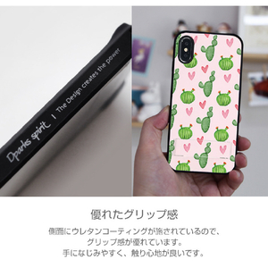 Dparks iPhone XS/X用ケース spirit case まるまるサボテン ピンク DS14793I58-イメージ13