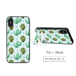 Dparks iPhone XS/X用ケース spirit case まるまるサボテン ピンク DS14793I58-イメージ17