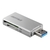 BUFFALO USB3．0 SD/microSD専用カードリーダー シルバー BSCR27U3SV-イメージ1