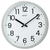 リズム時計 フラットフェイスDN 掛時計 シルバーメタリック色(白) 4KGA06DN19-イメージ1