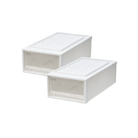 天馬 フィッツケース53-30S ホワイトクリア 2個組 ホワイトクリア ﾌｲﾂﾂｹ-ｽ53-30SWHCL2ｸﾞﾐ