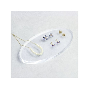 タカ印 アクリル楕円 ディスプレイ台 大 t20 FC505SH-32-9512-イメージ3