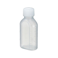エムアイケミカル 投薬瓶PPB(滅菌済)少数包装 プラスチック 08-2850-2701 キャップ白PE 60CC 15本 FCG631H-08-2850-2701