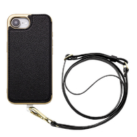 ユニケース iPhone 16e用Cross Body Case Duo ブラック UNI-CSIP25S-2CBBK