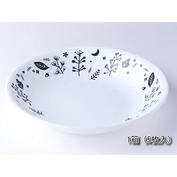 パール金属 コレール ムーンライトフォレスト 深皿 箱売 5枚セット FC737RH-CP-8678