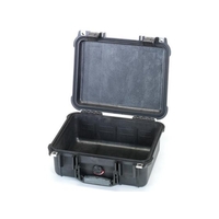 エスコ 防水ケース 黒 ウレタン無 300×225×132mm(内寸) FCZ8073-EA657-140NF