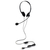 エレコム 両耳小型USB有線ヘッドセット ブラック HS-HP01SUBK-イメージ1
