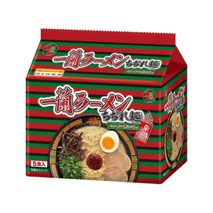 FCD654N 一蘭/ちぢれ麺 特製赤い秘伝の粉付 5食 |エディオン公式通販