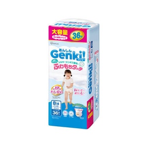 アイリスオーヤマ Genki!ふわもちタッチ Big大 36枚 FCJ527V-GBP-BIGD36-イメージ1