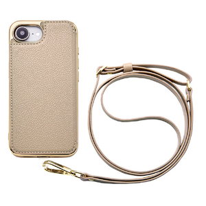 ユニケース iPhone 16e用Cross Body Case Duo グレージュ UNI-CSIP25S-2CBGG-イメージ1