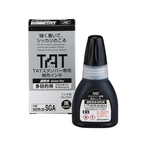 シヤチハタ TAT 補充インキ 速乾性多目的用 黒 FC193NY-XQTR-20-SGA-K-イメージ1