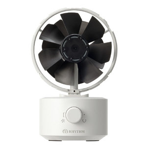 リズム時計 卓上扇風機 Silky Wind Mini ライトグレー 9ZF038RH08-イメージ8