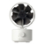 リズム時計 卓上扇風機 Silky Wind Mini ライトグレー 9ZF038RH08-イメージ8