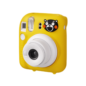 富士フイルム インスタントカメラ チェキ instax mini 12  くまモン クレイホワイト(本体)イエロー(シリコンケース) INSMINI12WHKUMAMON-イメージ4