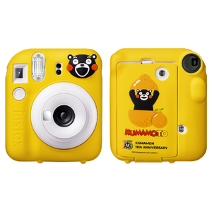富士フイルム インスタントカメラ チェキ instax mini 12  くまモン クレイホワイト(本体)イエロー(シリコンケース) INSMINI12WHKUMAMON-イメージ8