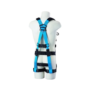 サンコー タイタン/KESEL 江戸鳶ハーネス M 胴ベルト付 墜落制止用器具 ブルー／ガンメタルMワンタッチ45 FC507FL-1613746-イメージ2