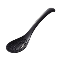 曙産業 便利な穴あきレンゲ 大 ブラック GM-4103 FCU2462-029555006