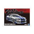 アオシマ WS02R34ｽｶｲﾗｲﾝGTR 1/24 ワイルド・スピード R34 スカイライン