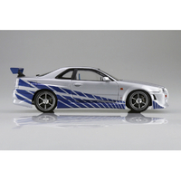 アオシマ WS02R34ｽｶｲﾗｲﾝGTR 1/24 ワイルド・スピード R34 スカイライン