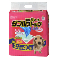 シーズイシハラ 消臭炭シート ダブルストップ ワイド 40P ﾀﾞﾌﾞﾙｽﾄﾂﾌﾟﾜｲﾄﾞ40ﾏｲ