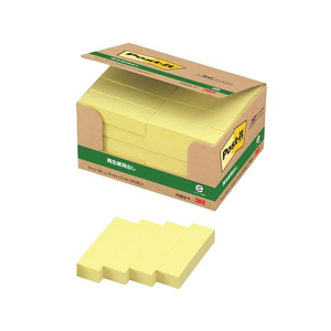 3M ポスト・イット 見出し 再生紙 50×15mm イエロー 50冊 F827204-7002-Y-イメージ2
