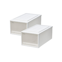 天馬 フィッツケース53-30M ホワイトクリア 2個組 ホワイトクリア ﾌｲﾂﾂｹ-ｽ53-30MWHCL2ｸﾞﾐ