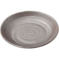 マイン メラミンウェア 丸皿 茶 15cm M11-564 FC578LD-1545610