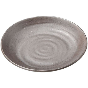 マイン メラミンウェア 丸皿 茶 15cm M11-564 FC578LD-1545610-イメージ1