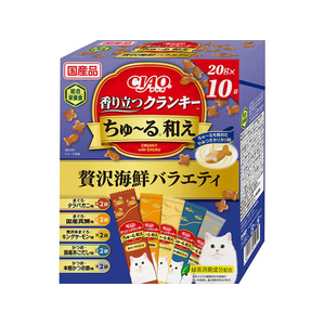 いなば クランキーちゅーる和え 海鮮バラエティー 10袋 FCJ220C-イメージ1