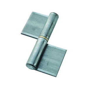 トラスコ中山 TRUSCO スチール製特厚溶接旗蝶番 左用 全長127mm (2個入) FC486EW-2335964-イメージ1