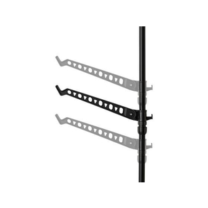 積水樹脂 つっぱり式シングルポール 高さ200～275cm FC846RA-TSP-BK-イメージ8