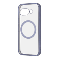 レイアウト Google Pixel 9a用Like standard マグネットアクセサリー対応 衝撃吸収 バンパー マット メタリック ハイブリッドケース ライトブルー RT-GP9AMG3/LAM