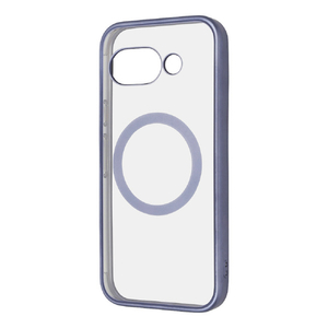 レイアウト Google Pixel 9a用Like standard マグネットアクセサリー対応 衝撃吸収 バンパー マット メタリック ハイブリッドケース ライトブルー RT-GP9AMG3/LAM-イメージ1
