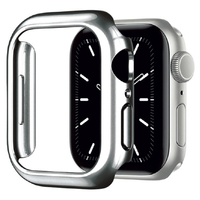 TF7 Apple Watch 44mm用ハードケース クロームシルバー TF07CS44