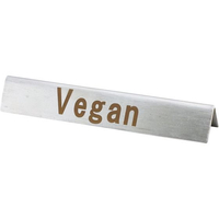 江部松商事 18-8 フードメッセージ バー「Vegan」 FC978LC-1253740