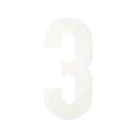 アトムサポート フロアサイン小 ナンバー3 白3671161.6 FC365GB-2066677