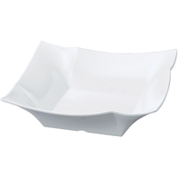 若泉漆器 ニューホワイト 四方折紙角鉢 FC907KY-0261460