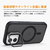 COCO　CASE iPhone 17用カメラリングスタンドケース ブラック 1845-17-BLACK-イメージ3