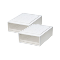 天馬 フィッツケース53-39S ホワイトクリア 2個組 ホワイトクリア ﾌｲﾂﾂｹ-ｽ53-39SWHCL2ｸﾞﾐ