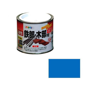 アサヒペン 油性鉄部木部用EX 1／5L 空色 FC474NS-イメージ1