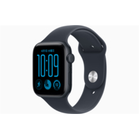 Apple Apple Watch SE 3(GPS + Cellularモデル)- 44mm ミッドナイトアルミニウムケースとネイビーブルースポーツバンド - M/L MJLT4J/A