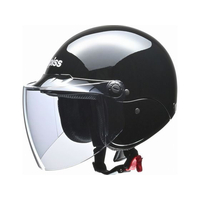 リード工業 apiss セミジェットヘルメットBK AP603BK FC432MT-AP603BK